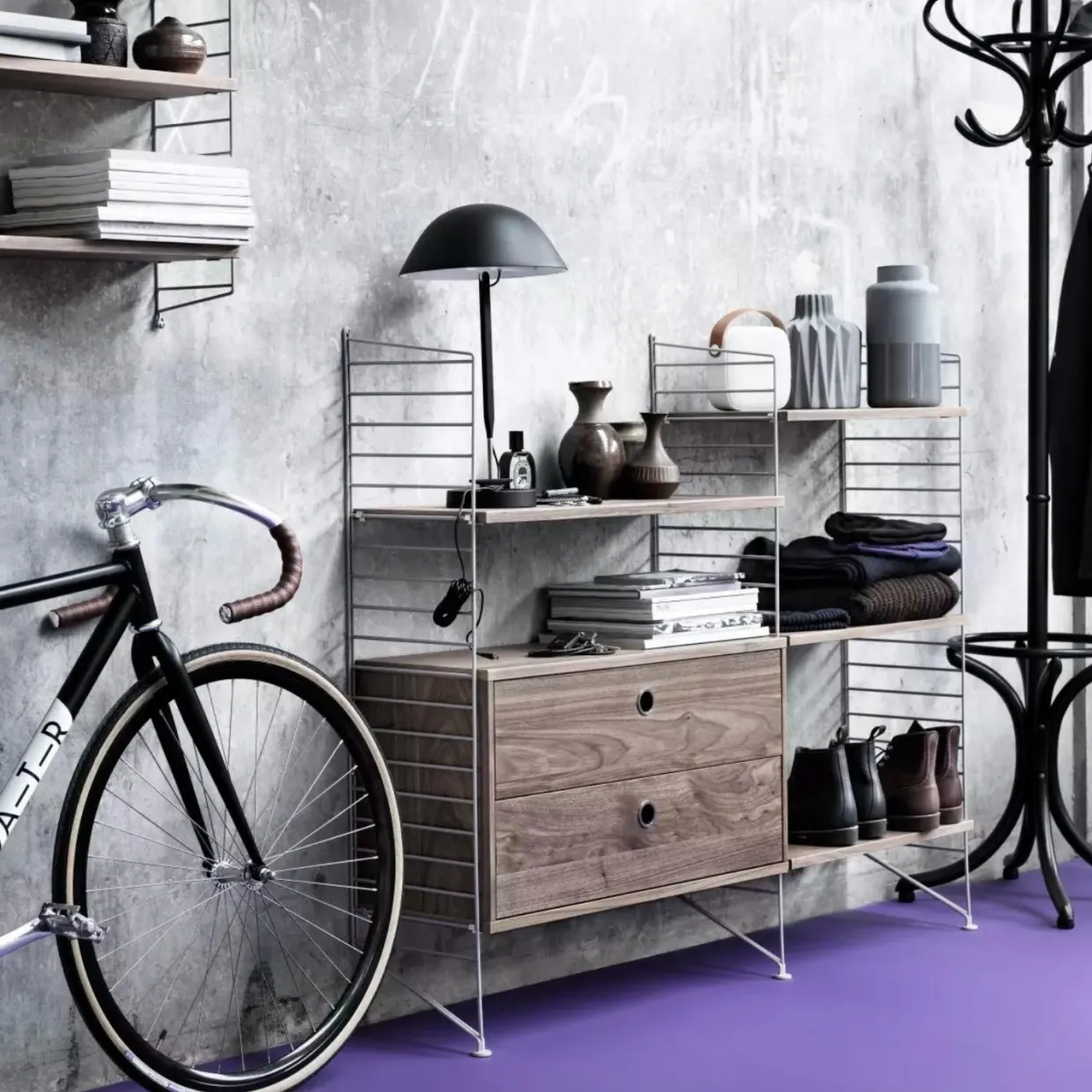 Golvgavel 115x30 2-p vit