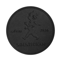 Grytunderlägg gjutjärn Solstickan Svart