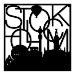 Grytunderlägg Siluett Sthlm