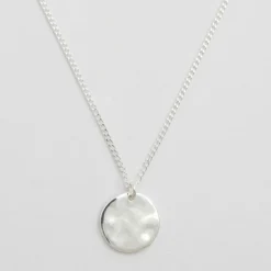 Halsband Minimalistica Hammered Silver