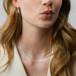 Halsband Sheer Mirror Silver