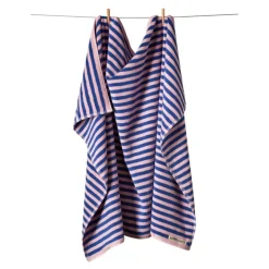 Handduk Naram 100 X 150 cm blå/rosa