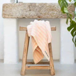 Handduk Naram 50 X 80cm rosa/creme