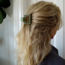 Hårklämma Aurora Mini 5 cm Sage