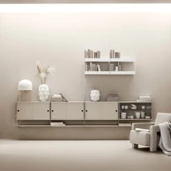 Hyllplan 58x20 3-p beige