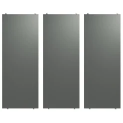 Hyllplan 78x30 3-p Mörkgrå