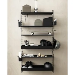 Hyllplan 58x20 3-p vit