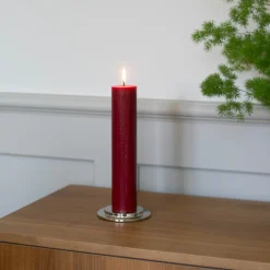 Kalenderljus Debossed Burgundy