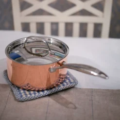 Kastrull med lock Primo 2L Koppar