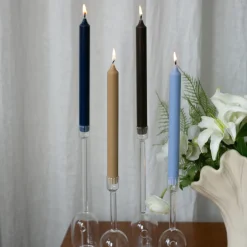 Kronljus 4 pack 24cm Multi Blå