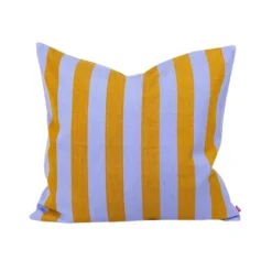 Kuddfodral  Emanuela 50x50cm Senap/Lila