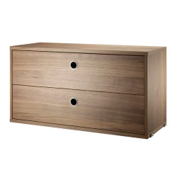 Lådhurts 78x30x42 valnöt