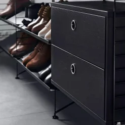 Lådhurts 78x30x42 valnöt