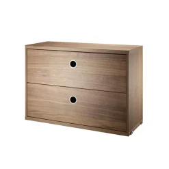 Lådhurts 58x30x42 valnöt