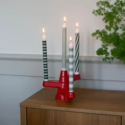 Ljus Randig 4-pack Grön