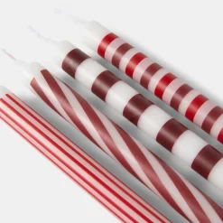 Ljus Randig 4-pack Röd