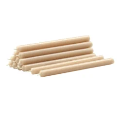 Ljus Stoff Nagel  H23 12-pack Beige