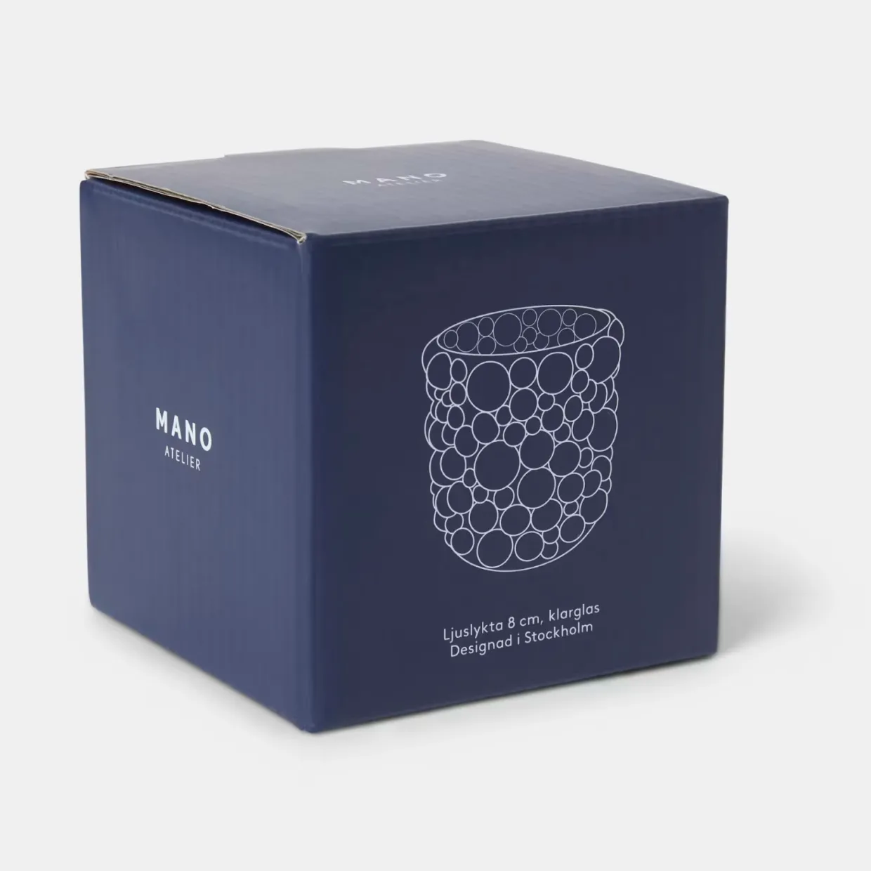 Ljuslykta Bubbly Klar