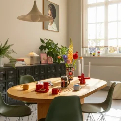 Ljusstake 4- ljus Brute röd