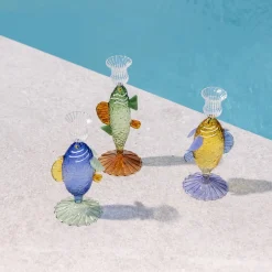 Ljusstake Fish  Grön