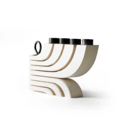 Ljusstake Nordic Light 4 vit