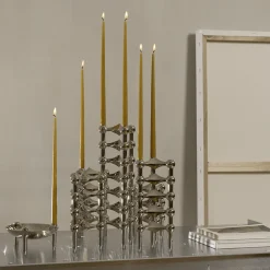 Ljusstake Stoff Nagel Singel Krom