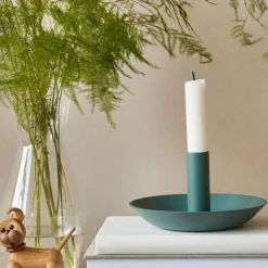 Ljusstake The Water Lily 15 cm Forrest green