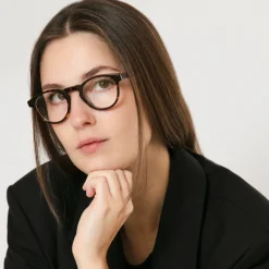 Läsglasögon Rund Sköldpadda +2