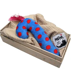 Maskskallra och Snutte Blå med röda prickar