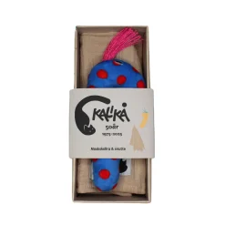 Maskskallra och Snutte Blå med röda prickar