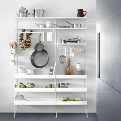 Metallhyllplan Hög 58x30 beige