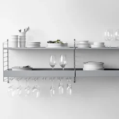 Metallhyllplan Hög 78x30 beige