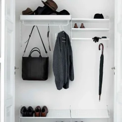 Metallhyllplan Hög 58x30 svart