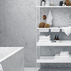 Metallhyllplan Hög 78x20 vit