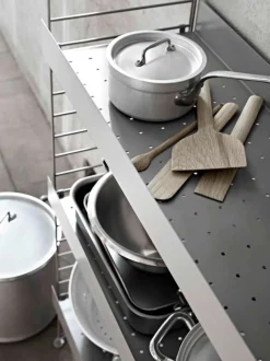 Metallhyllplan Låg 58x30