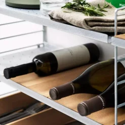 Metallhyllplan Låg 78x30 beige