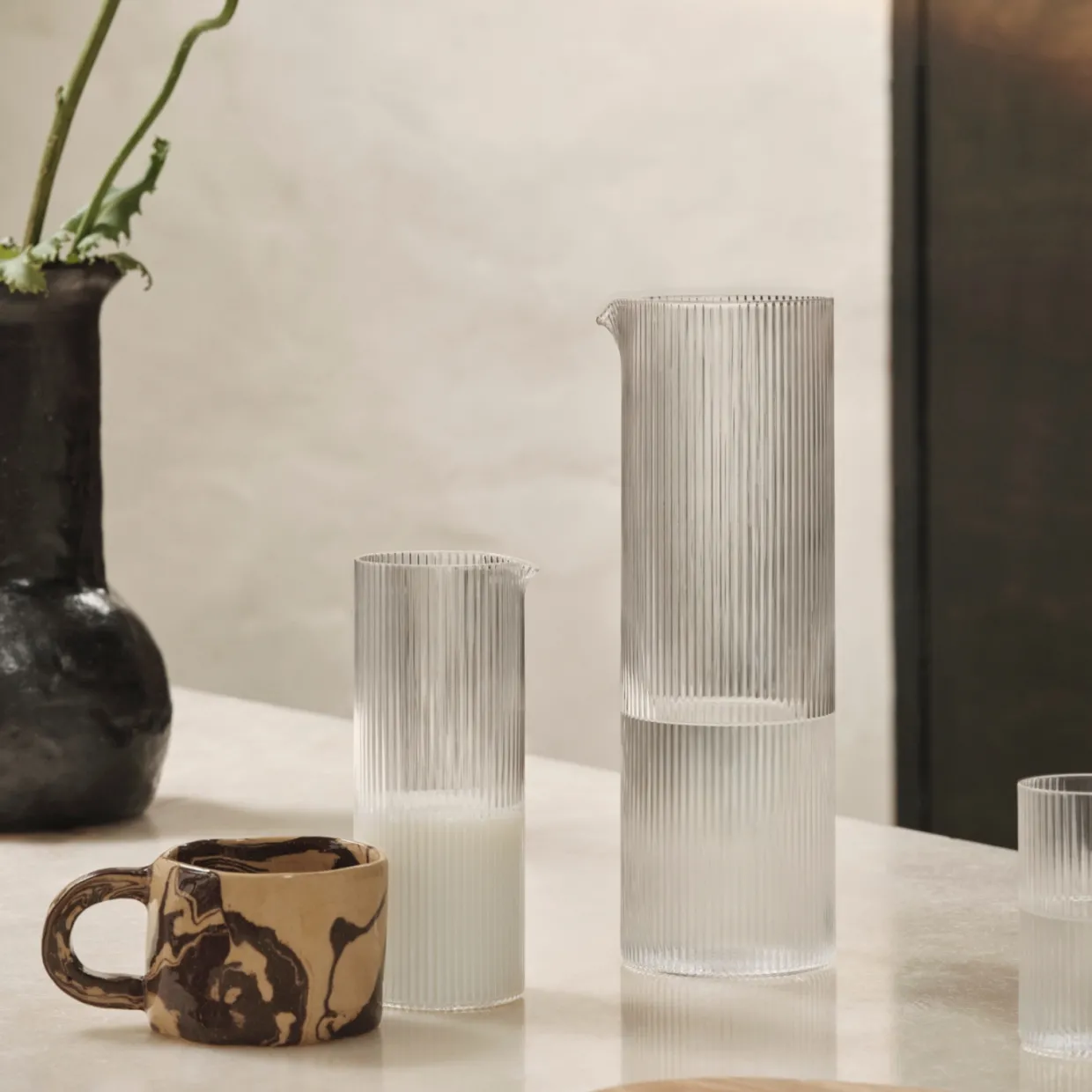 Mjölkkaraff Ripple Klar