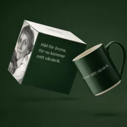 Mugg Astrid Håll för öronen grön