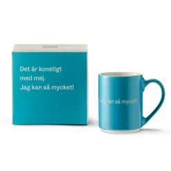 Mugg Astrid Konstig turkos