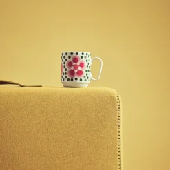 Mugg Birds 1967 Mug Nr.6 Grön/vit