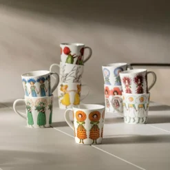 Mugg m öra Blåklint 40 cl