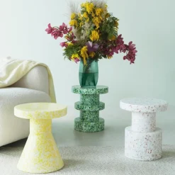 Pall / Sidebord Bit Cone Gul