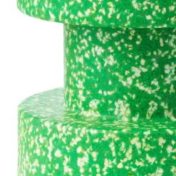 Pall / Sidebord Bit Stack Grön