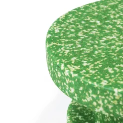 Pall / Sidebord Bit Stack Grön