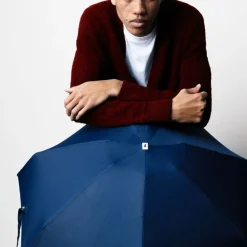 Paraply Enfärgad Marguerite Blå