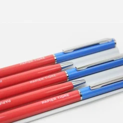 Penna kulspets blå/röd