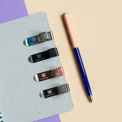 Penna kulspets marinblå/orange