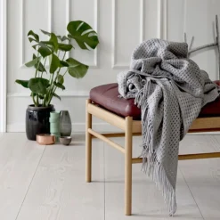 Pläd Basket Light grey