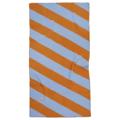 Pläd Minola 130x260 Blå/Brun