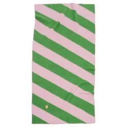 Pläd Minola 130x260 Rosa /Grön